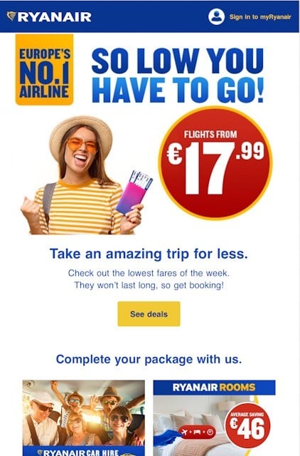 الطيران الرخيص في أوروبا