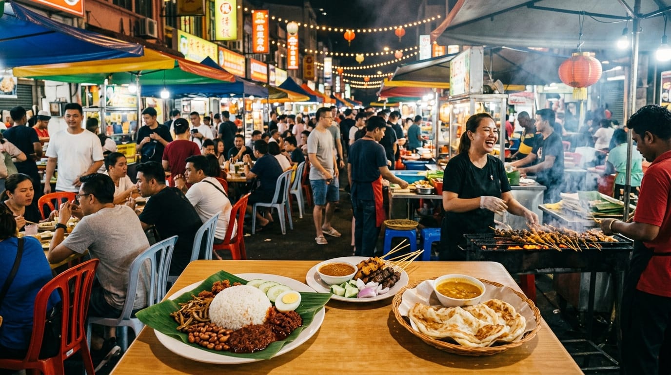 الأكل الماليزي الشعبي - تكلفة الأكل في ماليزيا للمصريين