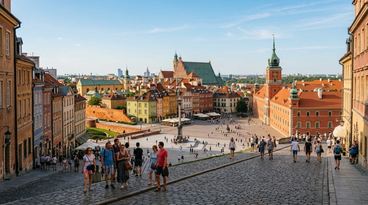 تكلفة السفر إلى بولندا 2026 - البلدة القديمة في وارسو