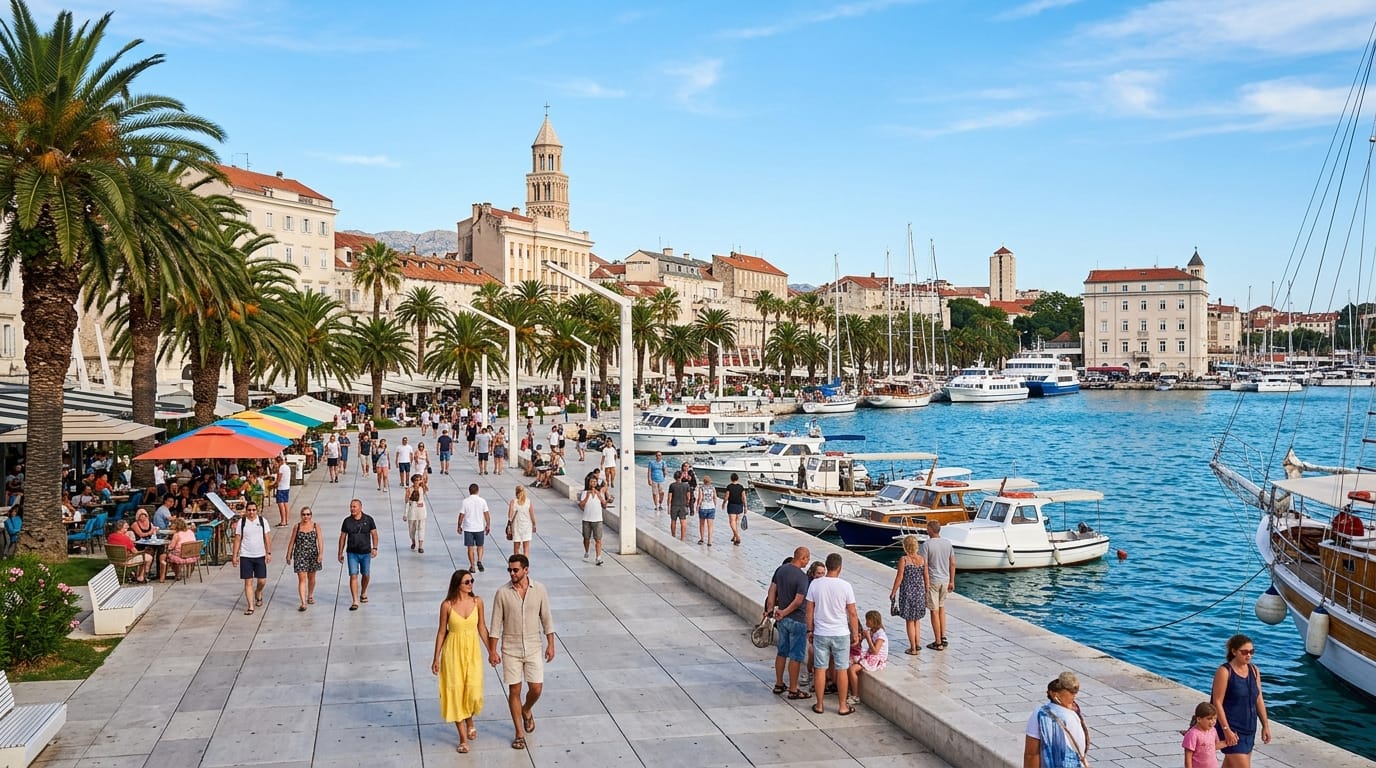 تكلفة السفر إلى كرواتيا 2026 - مدينة سبليت وقصر دقلديانوس