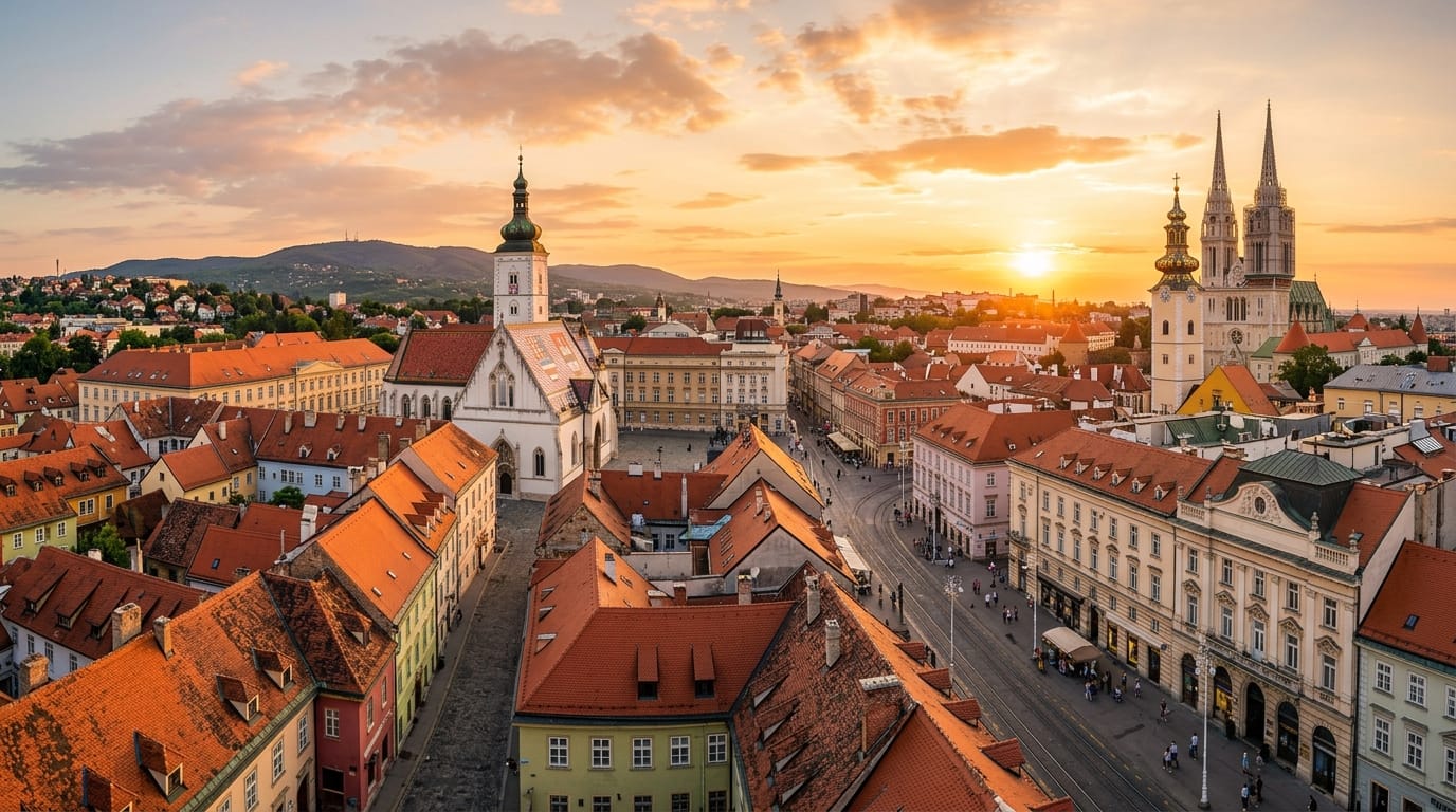 تكلفة السفر إلى كرواتيا 2026 - مدينة زغرب العاصمة الكرواتية