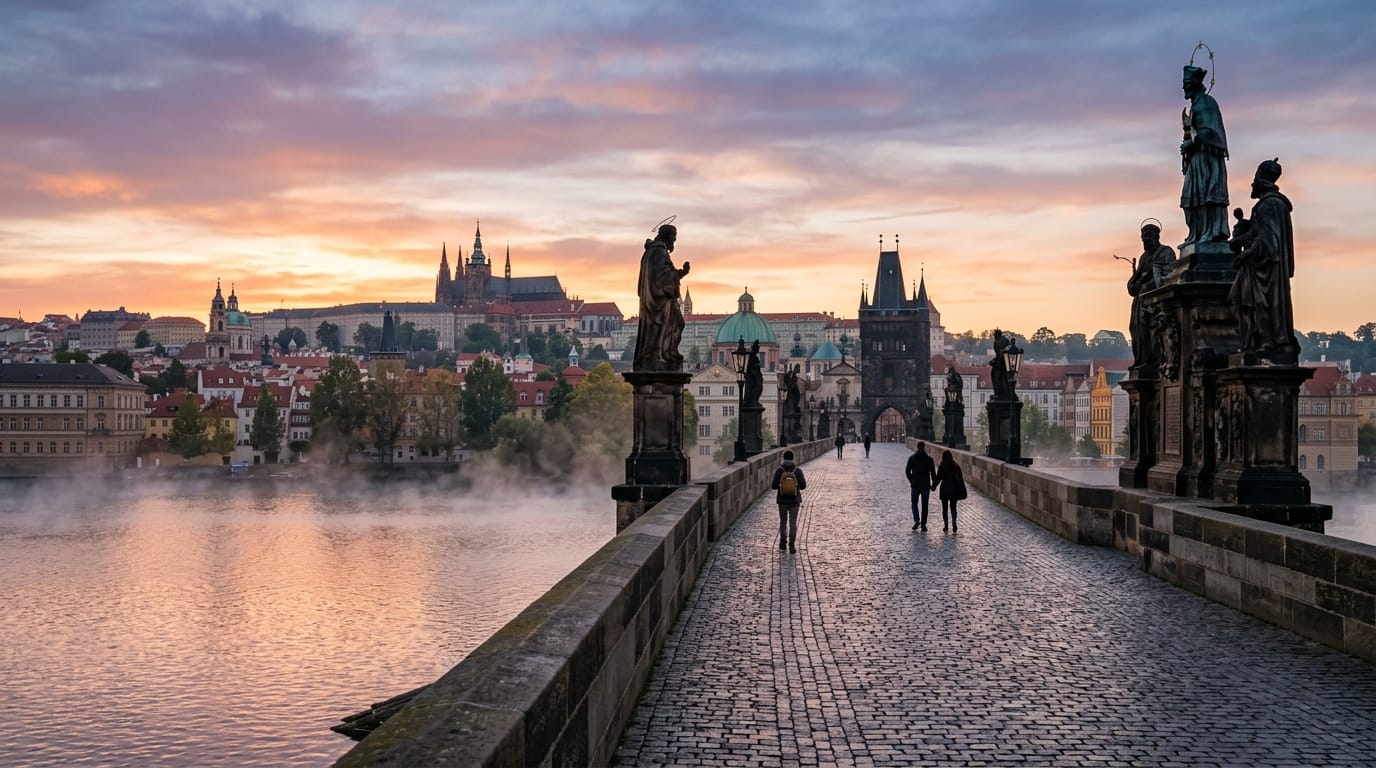 تكلفة السفر إلى التشيك 2026 كوبري تشارلز في براغ