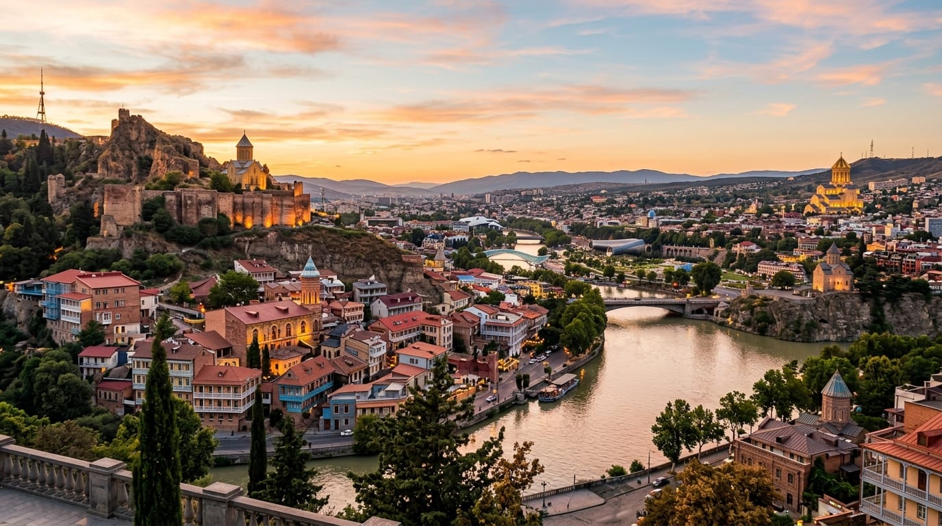 دول بدون فيزا للسعوديين 2026 - تبليسي جورجيا