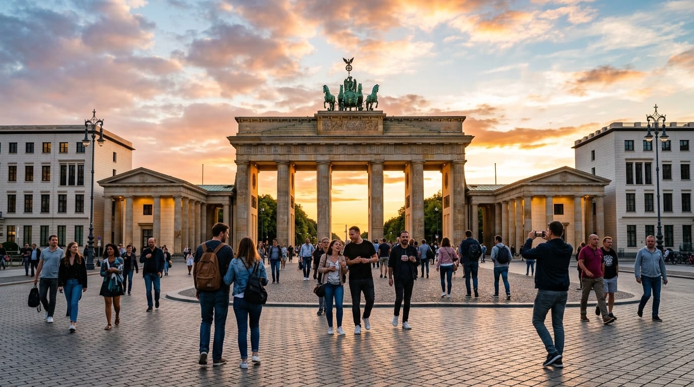 فيزا ألمانيا للمصريين 2026 برلين بوابة براندنبورغ