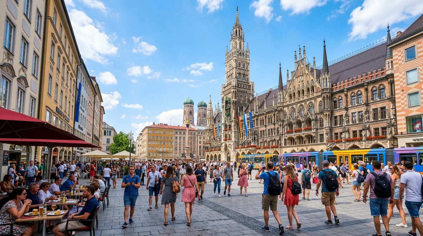 فيزا ألمانيا للمصريين 2026 ميونخ ماريان بلاتز