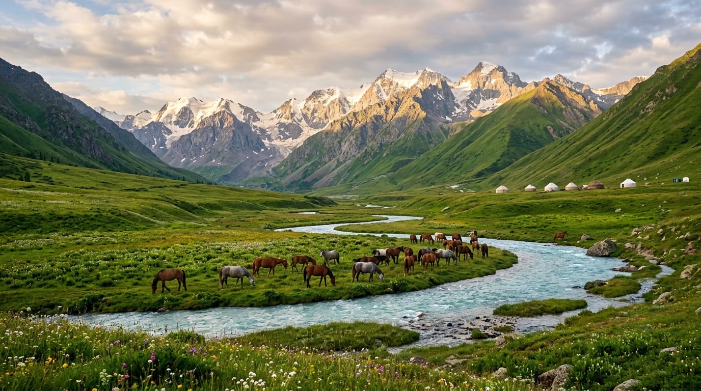 السياحة في كيرغيزستان 2026 - الطبيعة الخلابة