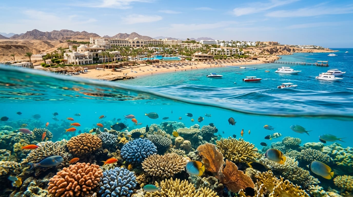 تكلفة السياحة في مصر شرم الشيخ البحر الأحمر