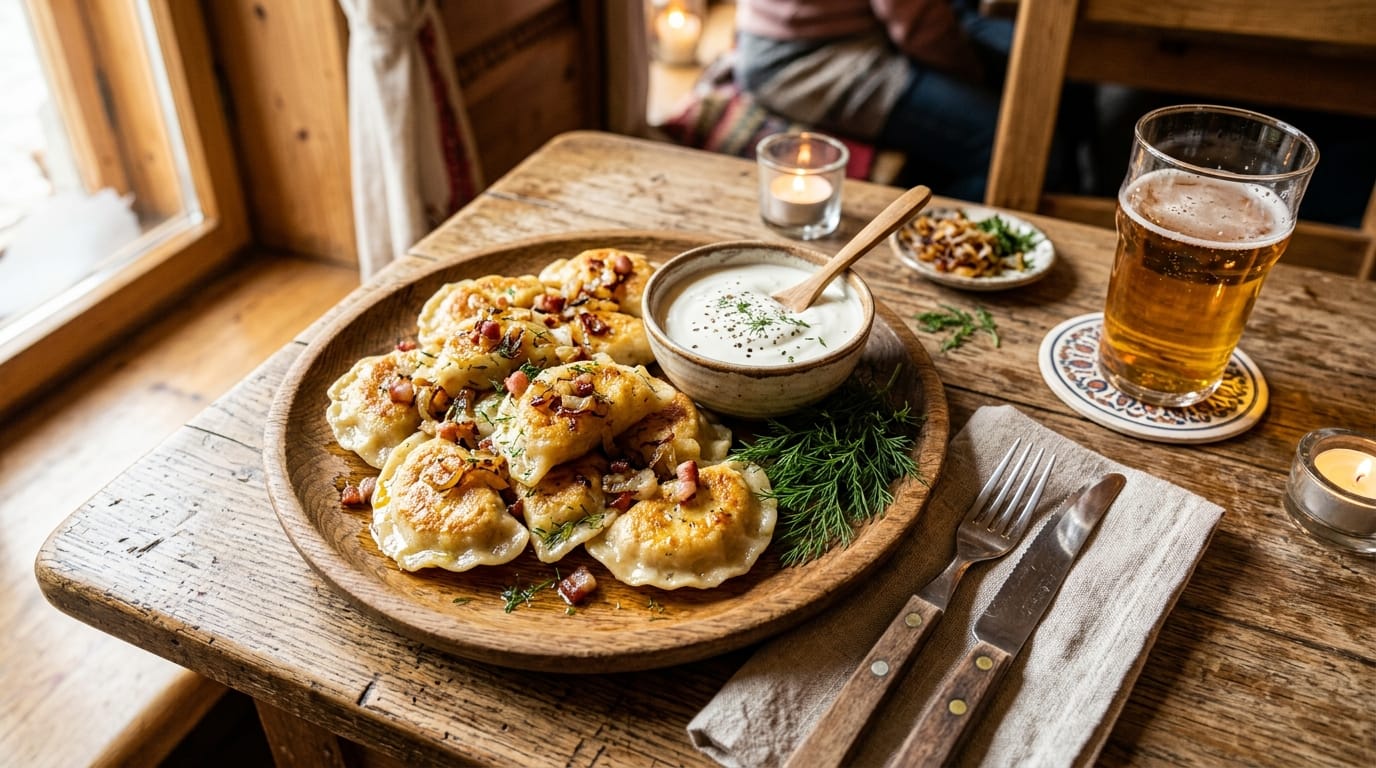 تكلفة السفر إلى بولندا 2026 اكل بولندي بيروجي