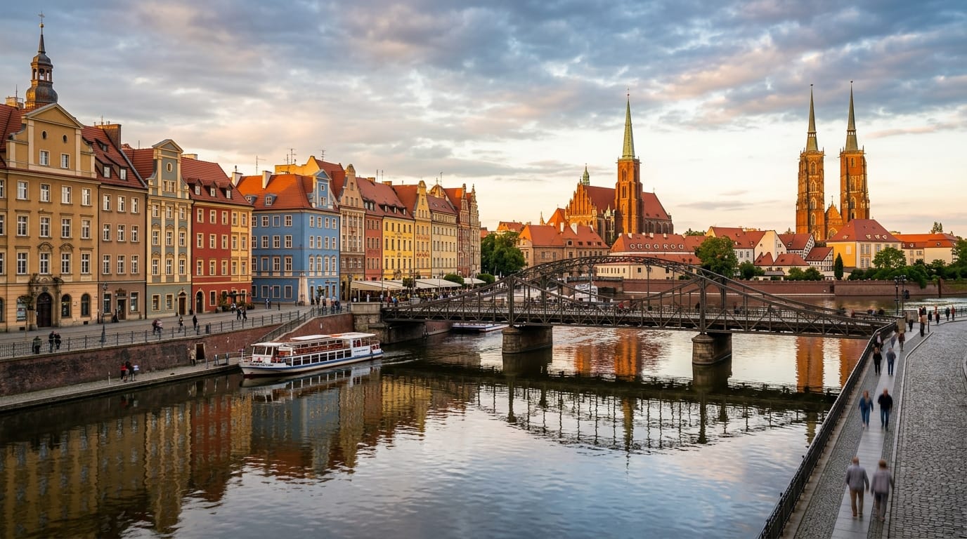 تكلفة السفر إلى بولندا 2026 فروتسواف بيوت ملونة