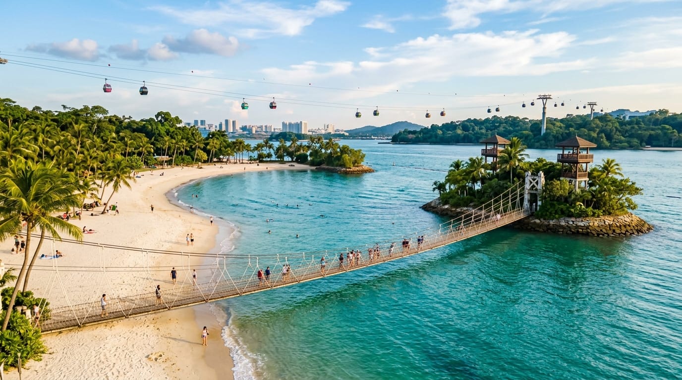 تكلفة السفر إلى سنغافورة 2026: دليلك الكامل بالميزانية والبرنامج السياحي 7 أيام 5 تكلفة السفر إلى سنغافورة 2026 جزيرة سنتوسا