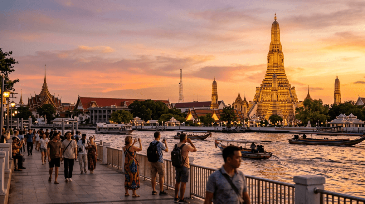 تكلفة السفر إلى تايلاند من مصر 2026 - معابد بانكوك الذهبية