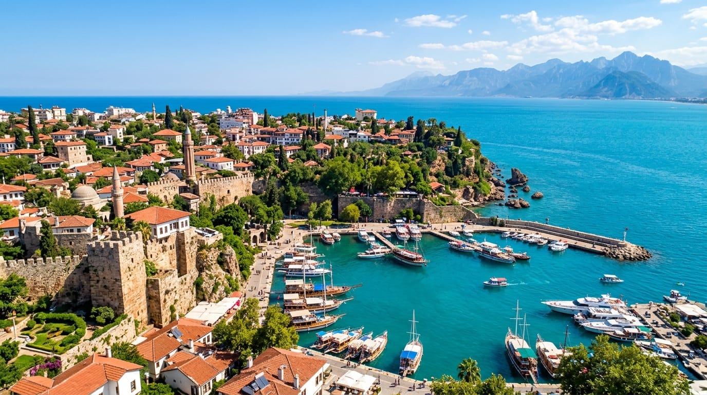 أفضل وقت لزيارة تركيا شواطئ أنطاليا في الصيف