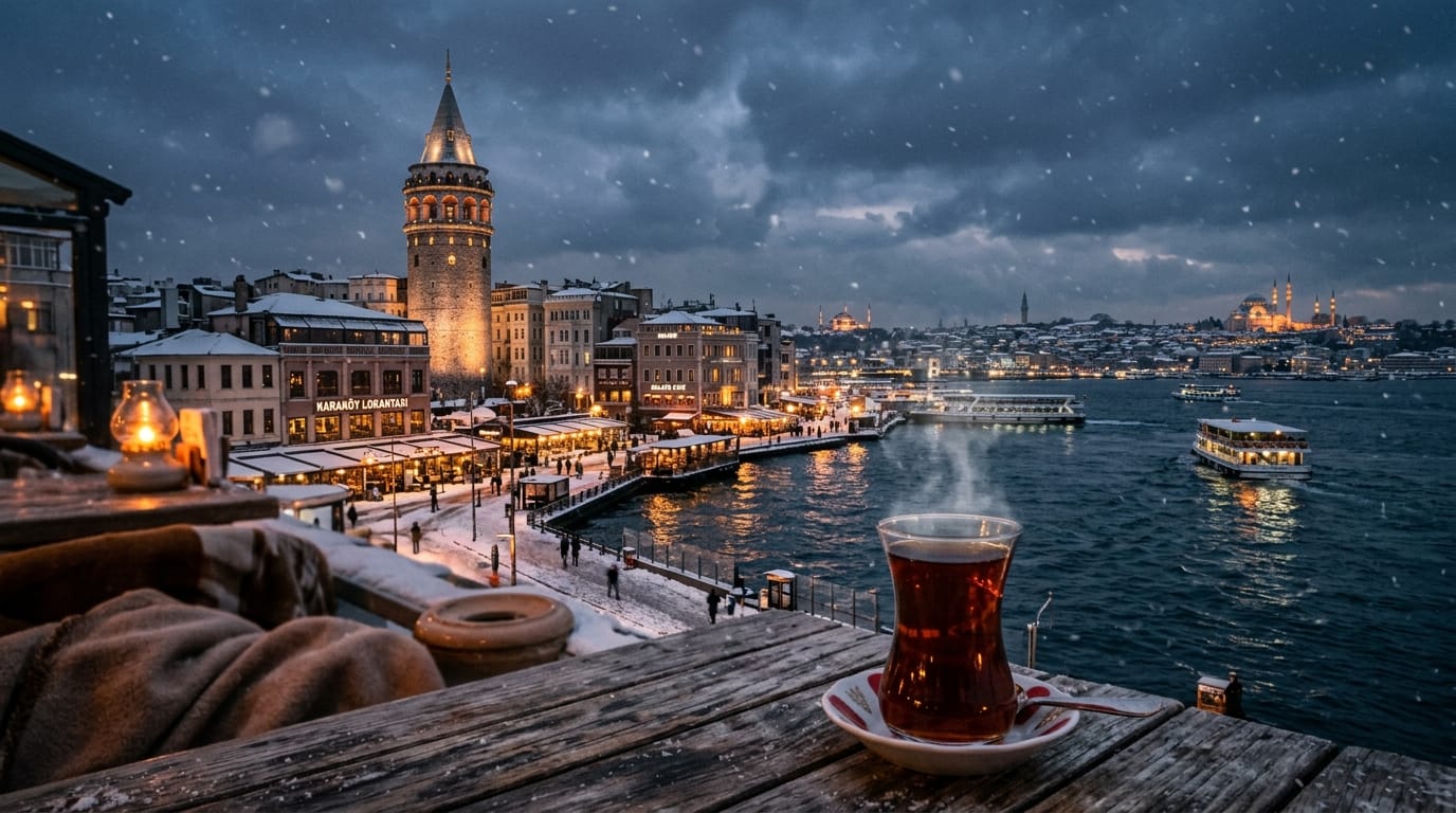 أفضل وقت لزيارة تركيا اسطنبول في الشتاء مع الثلوج