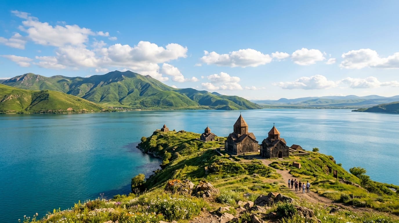 بحيرة سيفان أرمينيا - البحيرة الجبلية الزرقاء