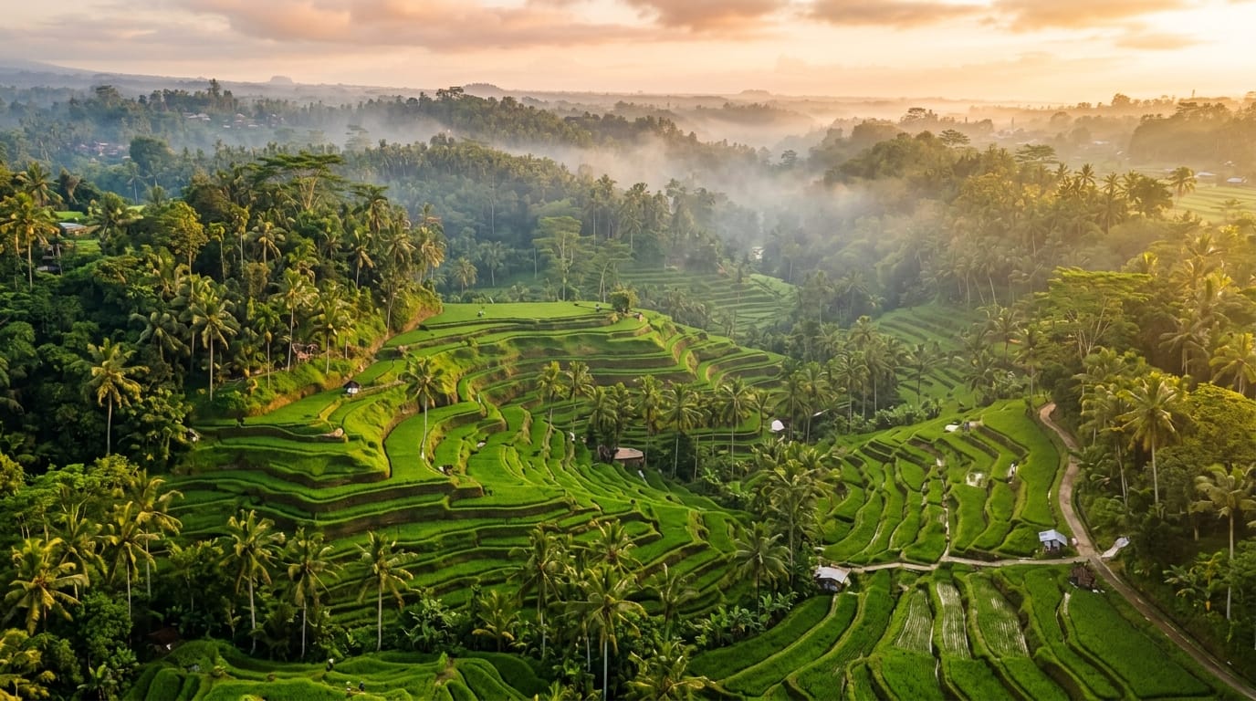 السياحة في بالي 2026 - مدرجات الأرز في تيغالالانغ