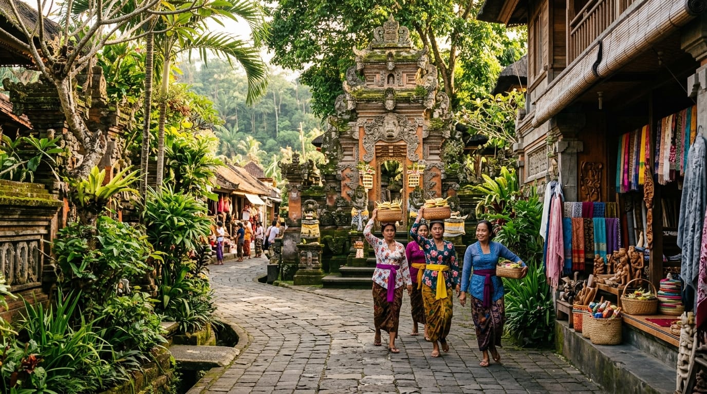 السياحة في بالي - أوبود قرية الفنانين في قلب بالي