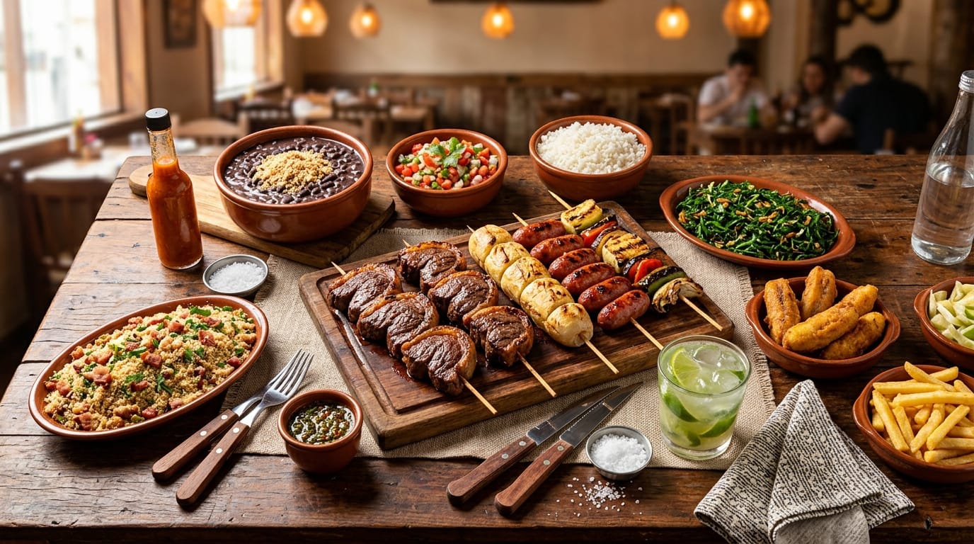 الأكل البرازيلي شوريسكاريا