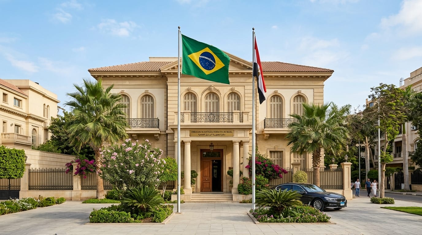 فيزا البرازيل للمصريين 2026: دليلك الكامل من الأوراق لحد ختم الفيزا في الباسبور 4 السفارة البرازيلية في القاهرة