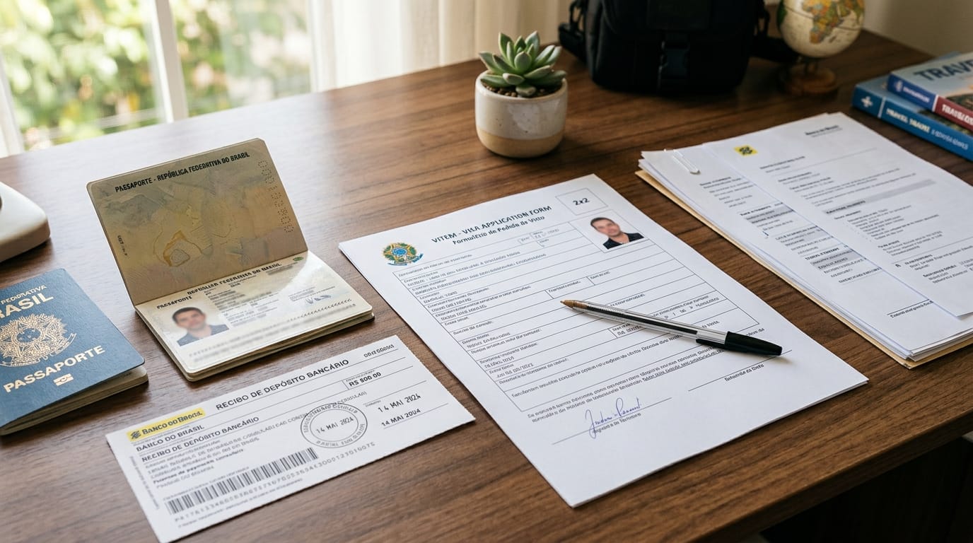 فيزا البرازيل للمصريين 2026: دليلك الكامل من الأوراق لحد ختم الفيزا في الباسبور 3 أوراق فيزا البرازيل للمصريين 2026