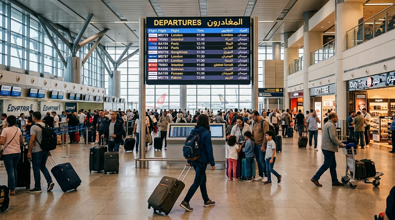 أفضل وقت حجز تذاكر الطيران 2026: نصائح لازم تكون عارفها قبل ما تحجز 7 مطار القاهرة الدولي ورحلات الطيران من مصر 2026
