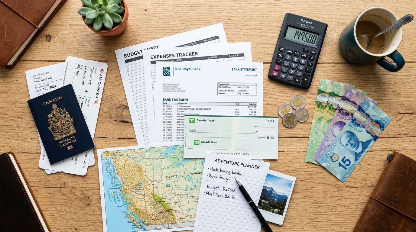 كشف الحساب البنكي المطلوب لفيزا كندا للمصريين 2026