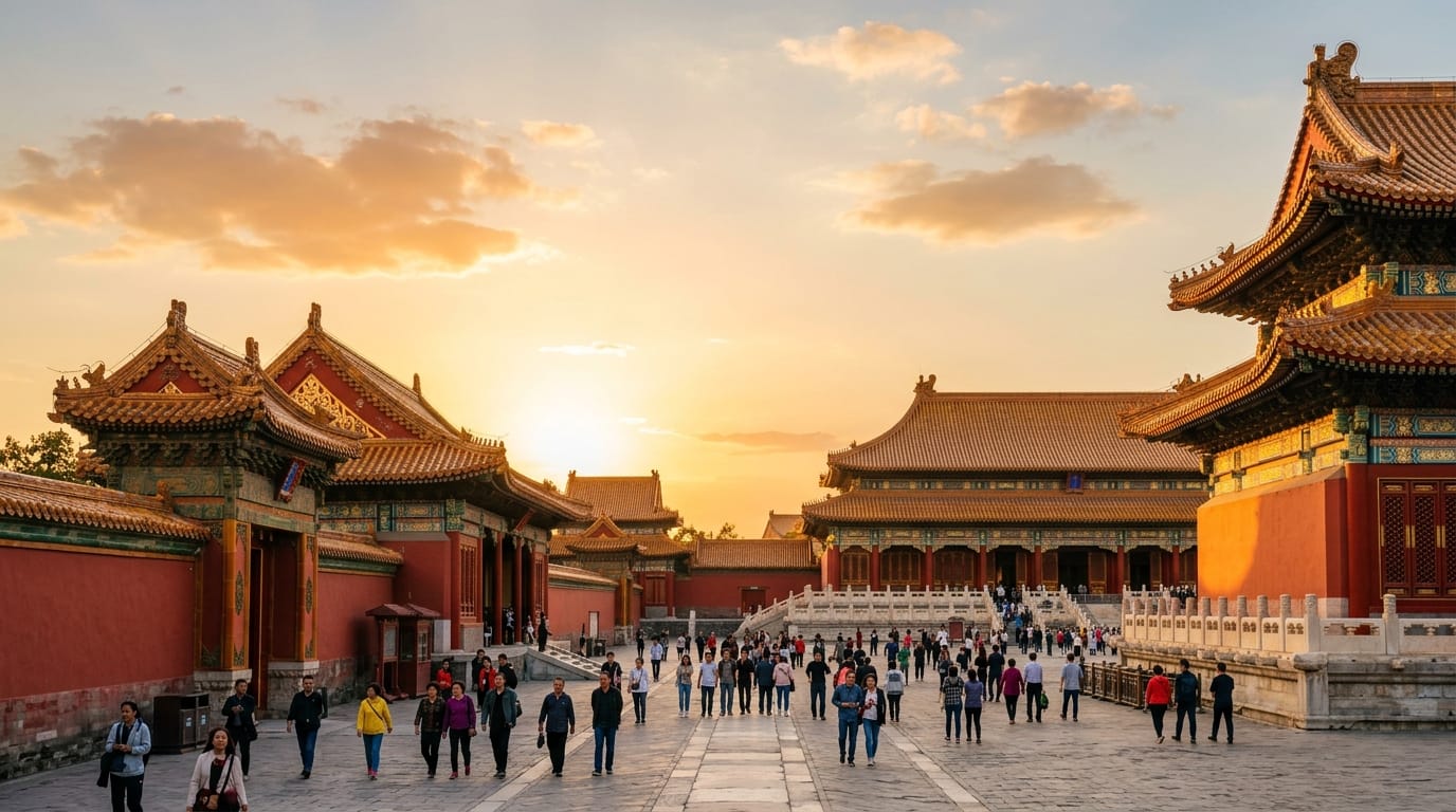 المدينة المحرمة في بكين الصين