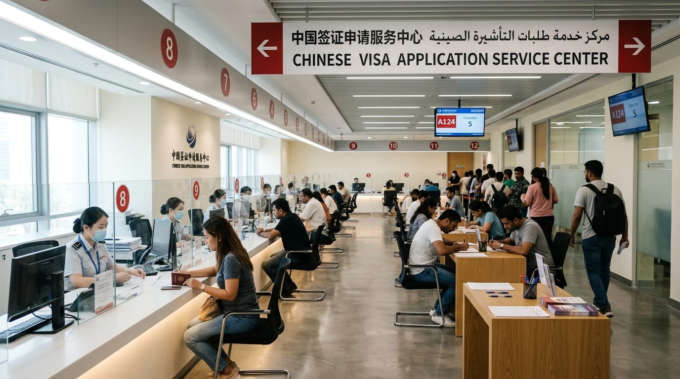 مركز التقديم لفيزا الصين CVASC في القاهرة