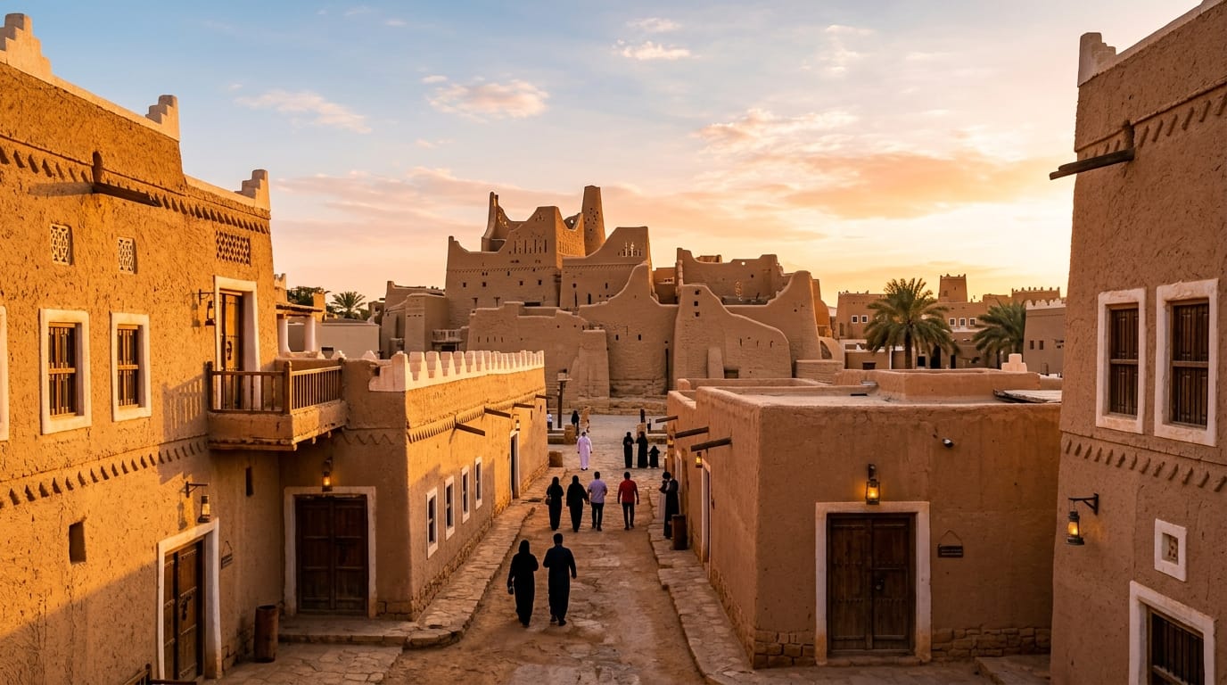 حي الدرعية التاريخي في الرياض - حي الطريف وقصر سلوى