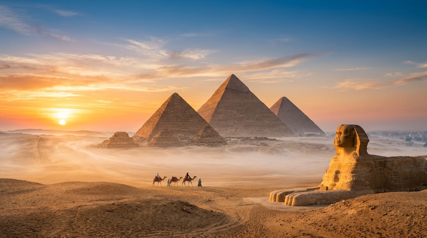 السياحة في مصر للسوريين - أهرامات الجيزة وأبو الهول