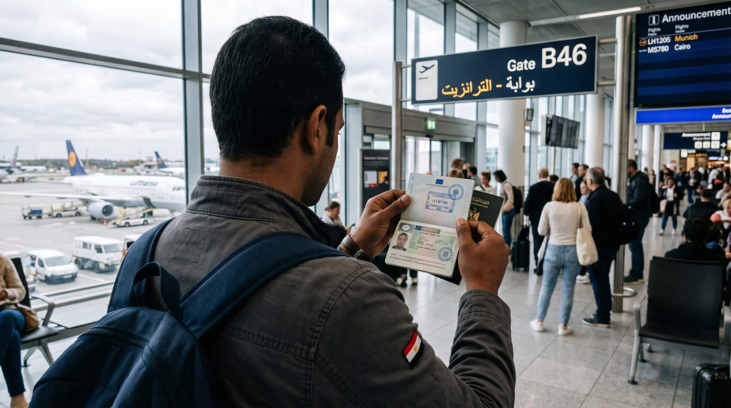 الترانزيت في المطارات 2026 فيزا الترانزيت