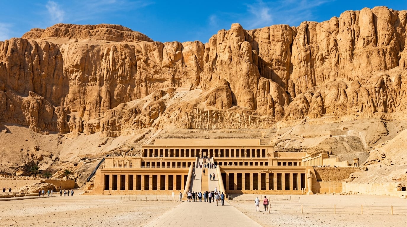 معبد الملكة حتشبسوت في الدير البحري بالأقصر