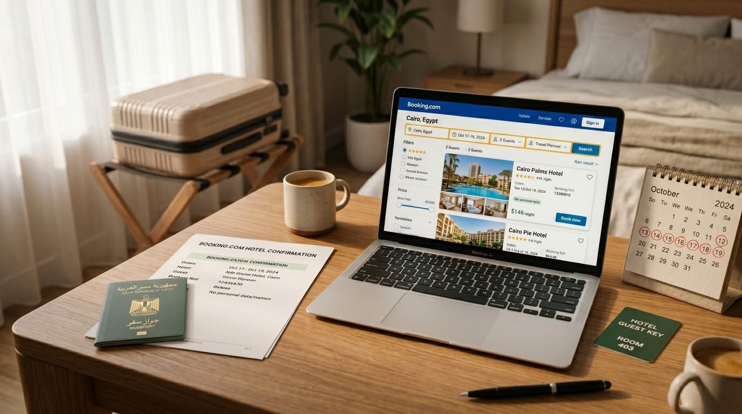 حجز الطيران والفندق للفيزا 2026 حجز الفندق