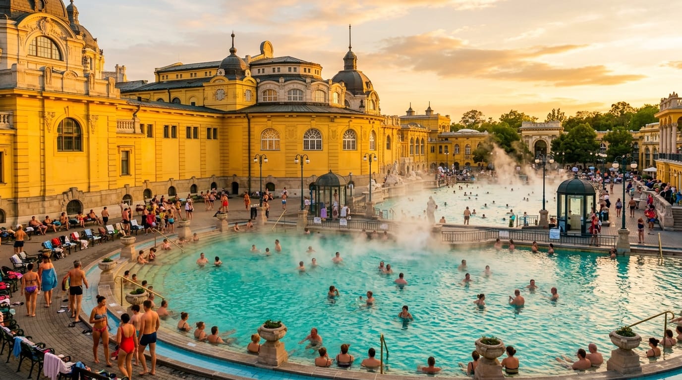 تكلفة السفر إلى المجر بودابست 2026 الحمامات الحرارية