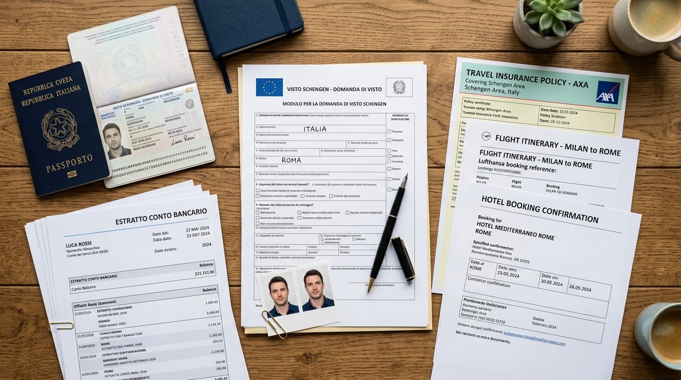 الأوراق المطلوبة لفيزا إيطاليا للمصريين 2026 - VFS القاهرة