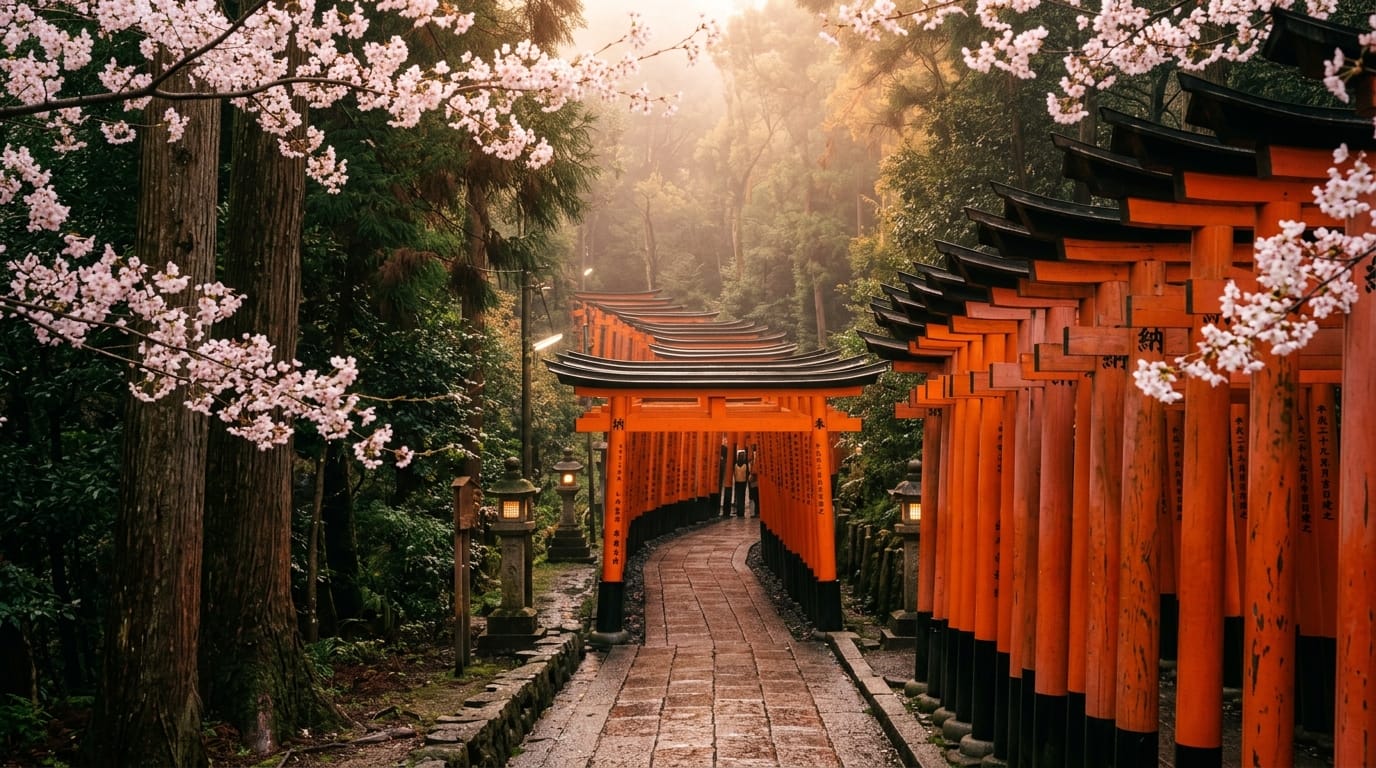 اليابان كيوتو ساكورا أزهار الكرز وجهة عربية 2026