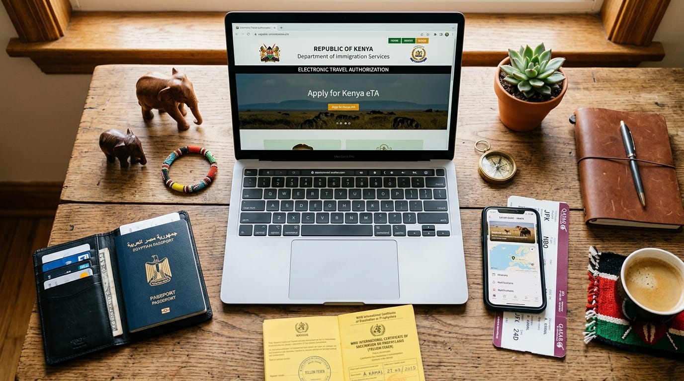 eTA كينيا الإلكتروني للمصريين تقديم أونلاين