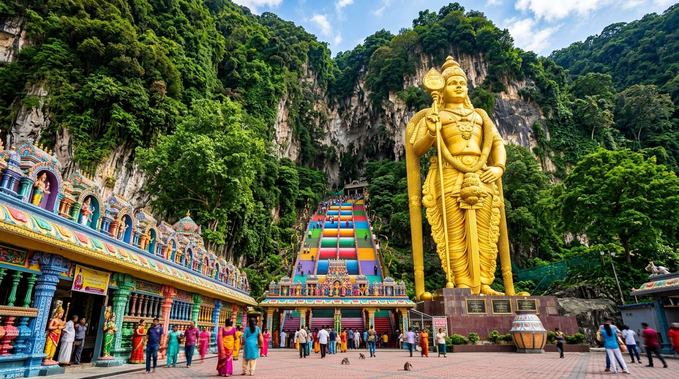 كهوف باتو السياحة في كوالالمبور