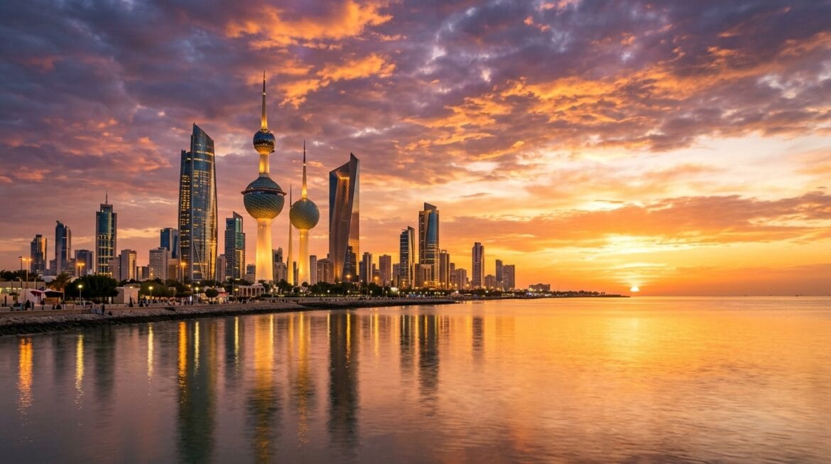 فيزا الكويت للمصريين 2026 - سكاي لاين الكويت على الخليج العربي