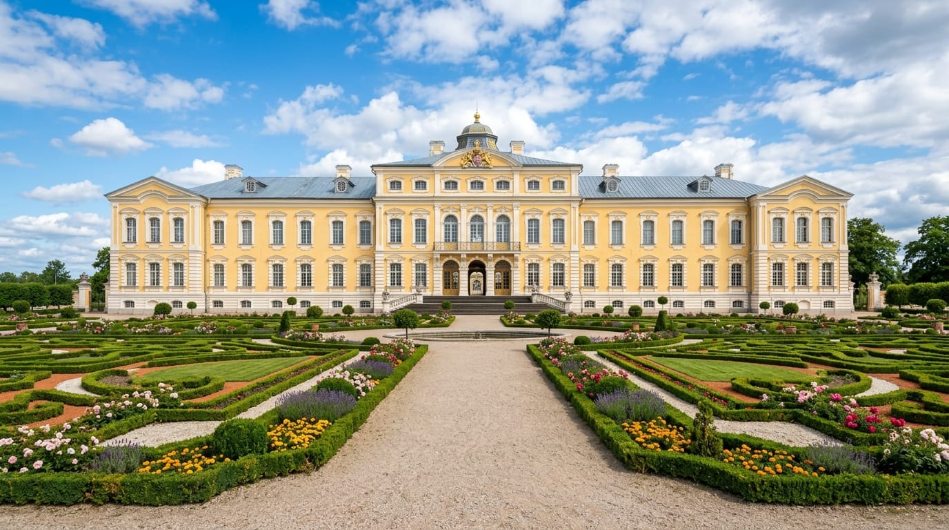 قصر روندالي في لاتفيا - فرساي البلطيق