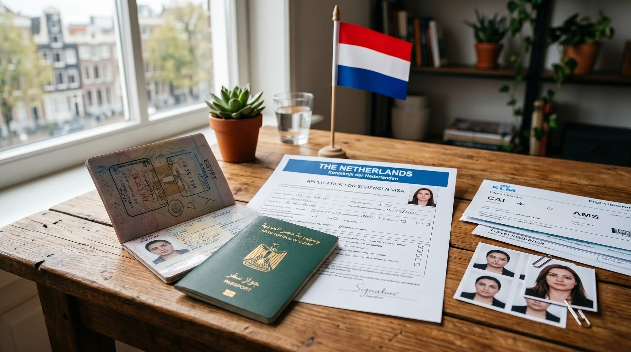 فيزا هولندا للمصريين 2026