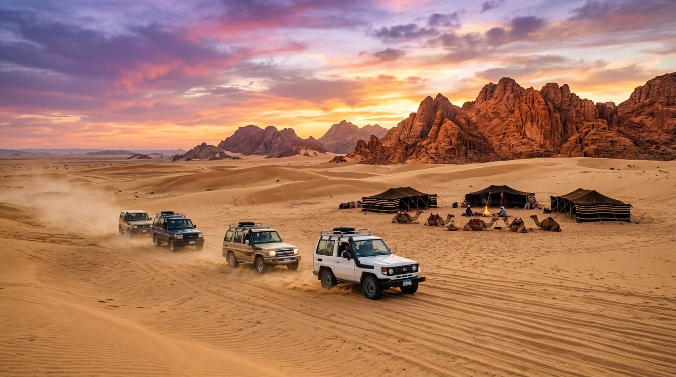 سفاري الصحراء الشرقية في مرسى علم مع البدو