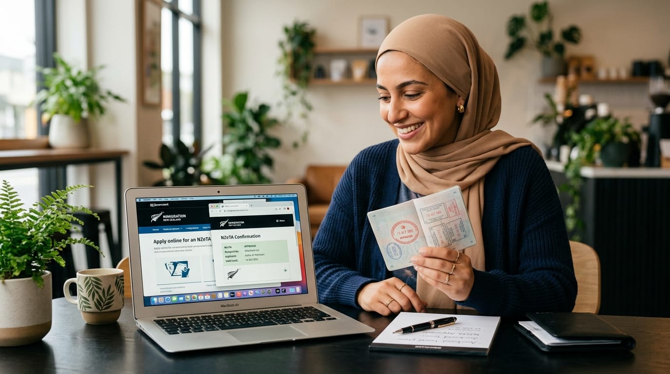 فيزا نيوزيلاندا للمصريين 2026: دليلك الكامل خطوة بخطوة من الأوراق لحد الختم في الباسبور 4 فيزا نيوزيلاندا للسعوديين والخليجيين NZeTA
