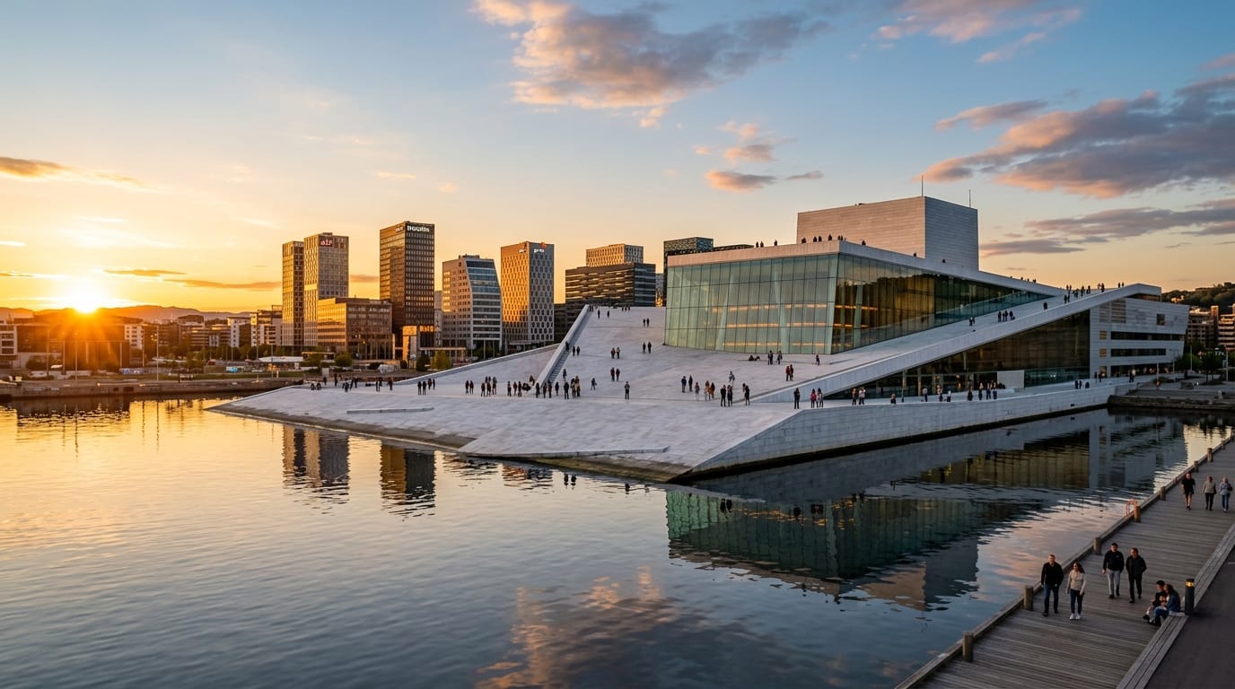 تكلفة السفر إلى النرويج 2026 - دار أوبرا أوسلو في النرويج - معالم أوسلو 2026