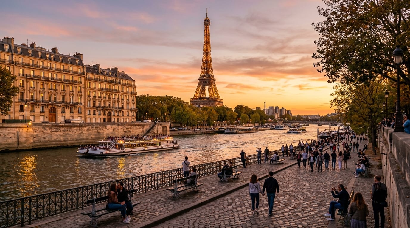 برنامج سياحي باريس 7 أيام 2026 برج إيفل ونهر السين