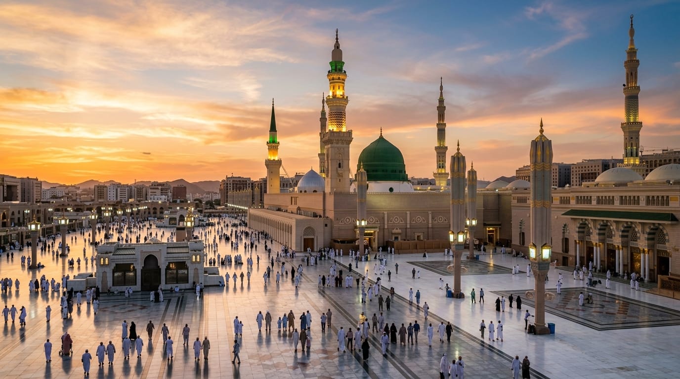 المسجد النبوي الشريف في المدينة المنورة