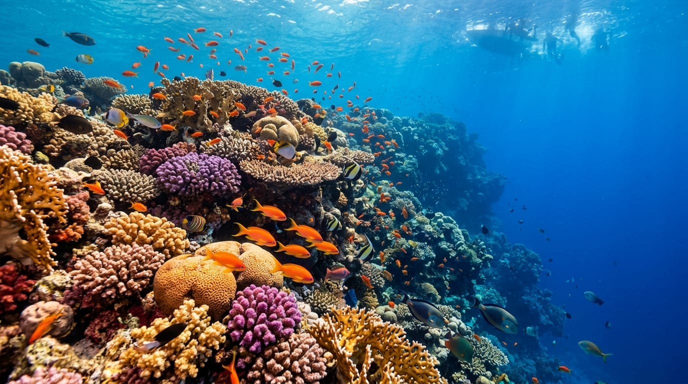 الغوص في محمية رأس محمد شرم الشيخ والشعاب المرجانية