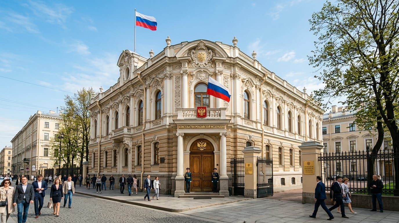 القنصلية الروسية في القاهرة للحصول على فيزا روسيا للمصريين 2026