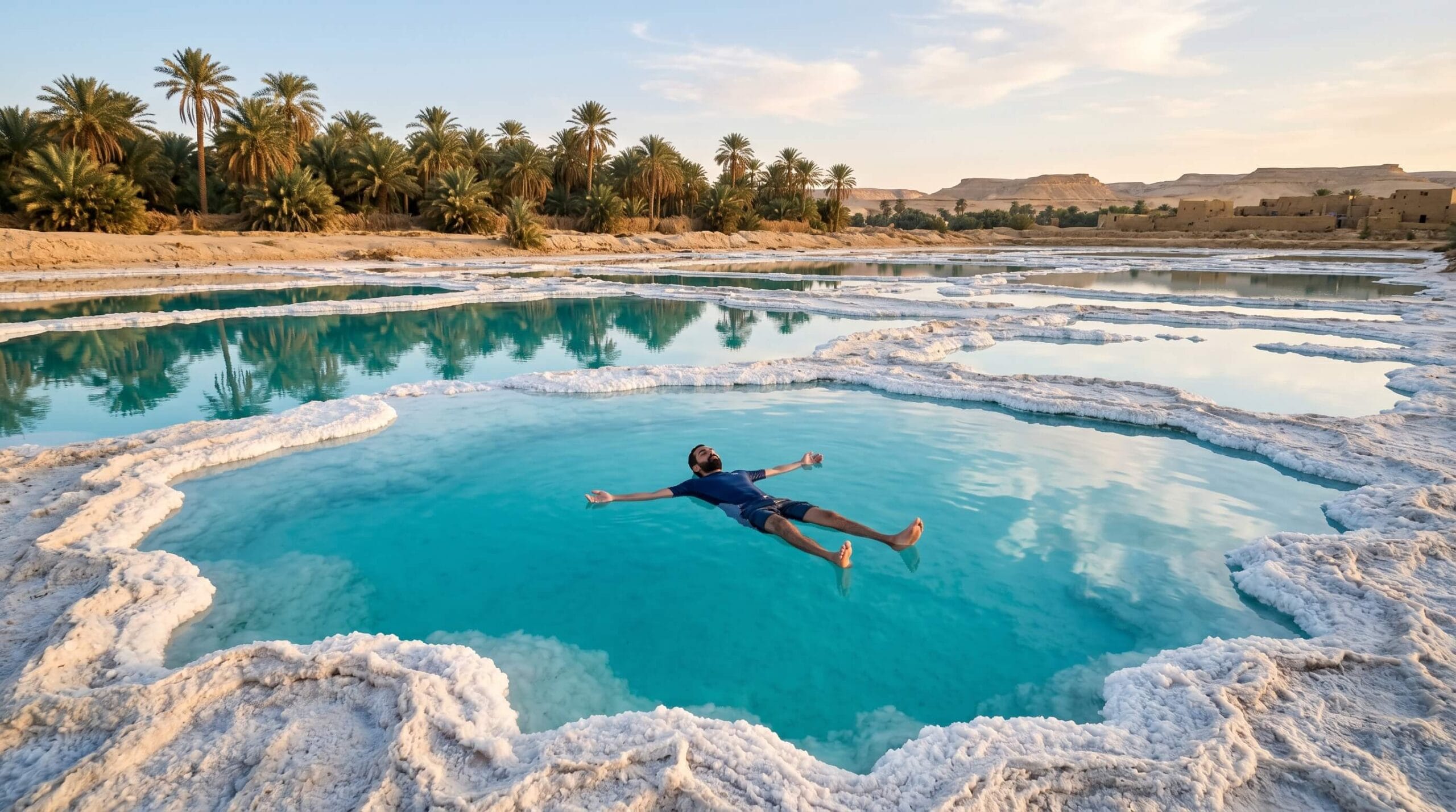 السياحة في سيوة والصحراء البيضاء 2026 بحيرات الملح