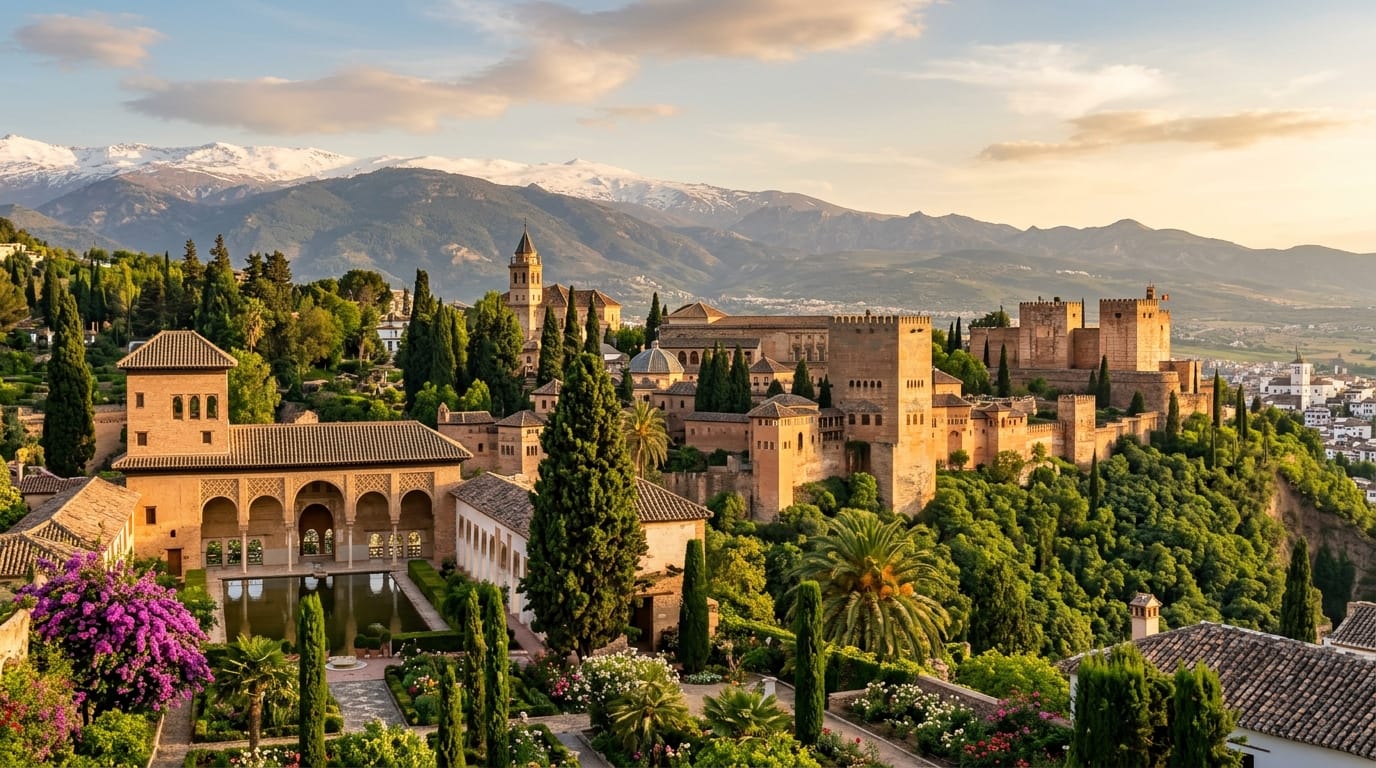 غرناطة الأندلس قصر الحمراء التاريخ الإسلامي