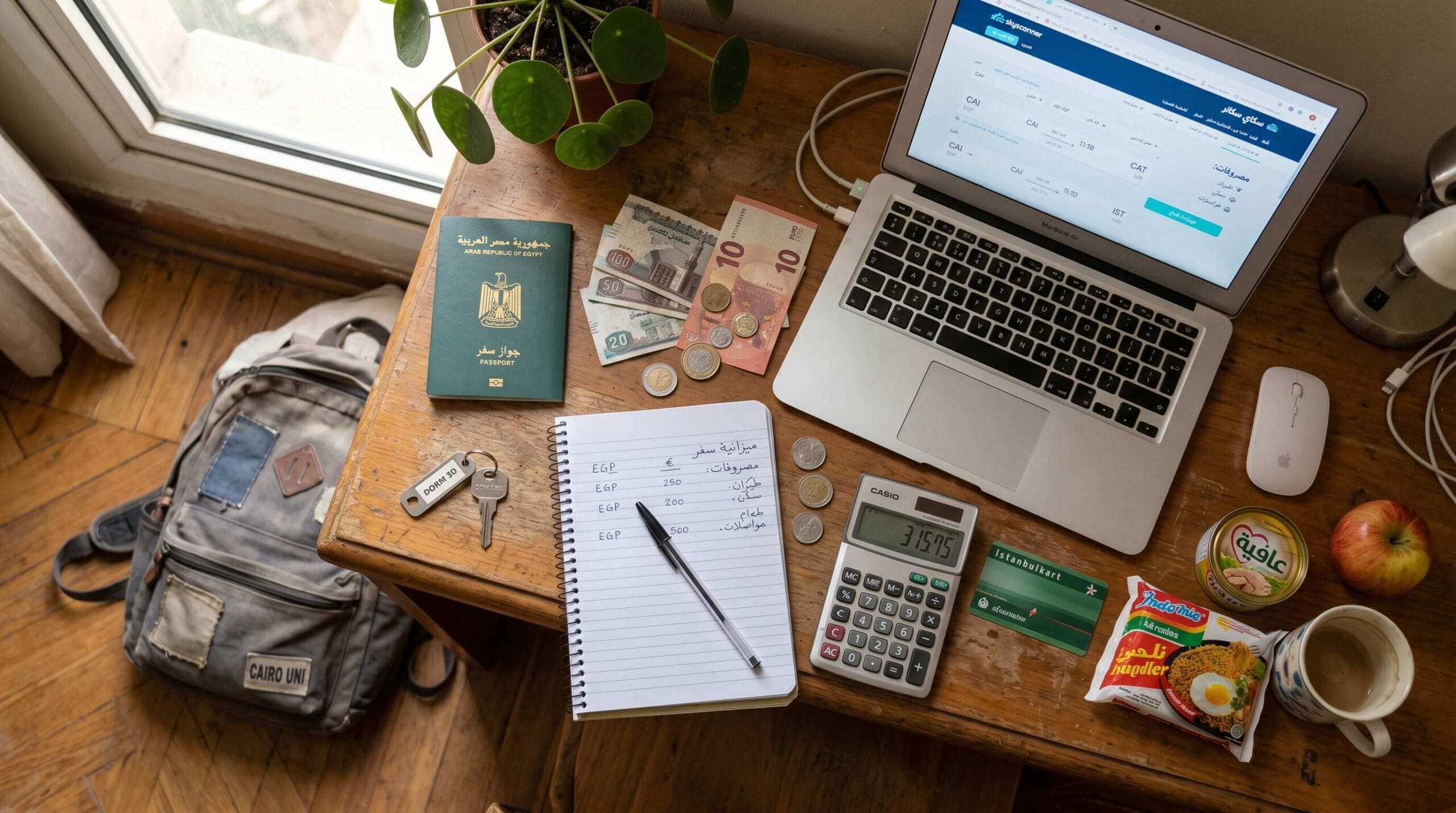 السفر للطلاب من مصر - الميزانية